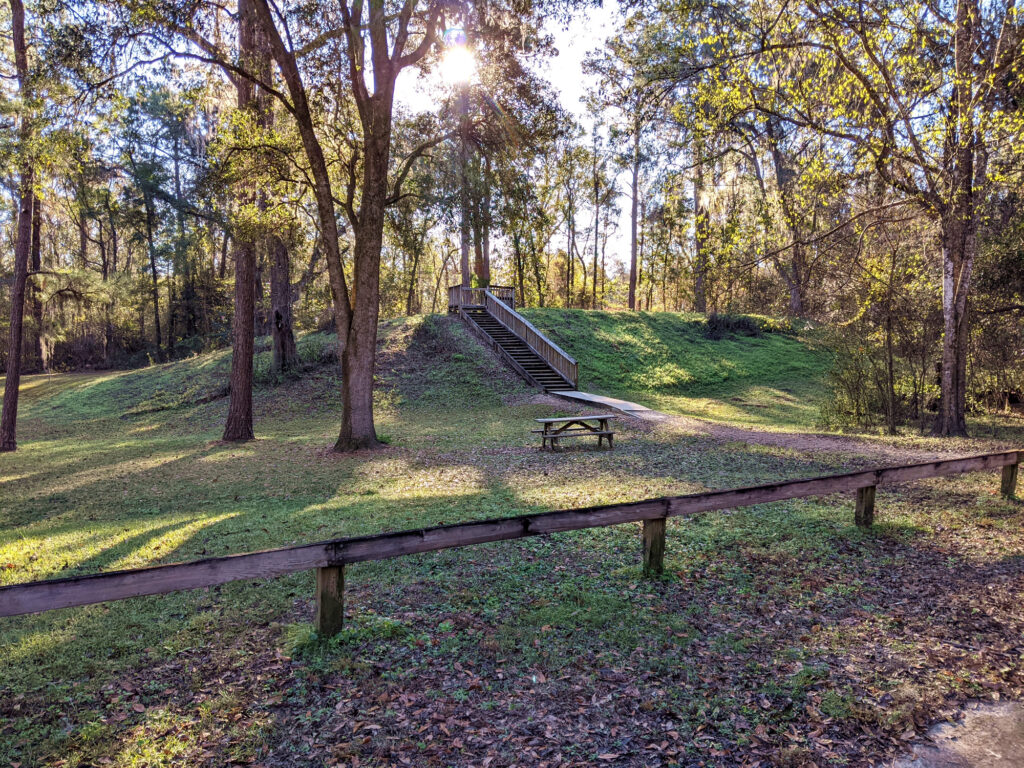 Indian Mound at the park